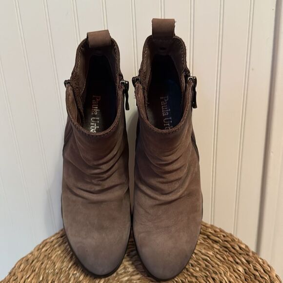 Paula Urban Leather Taupe Women’s Ankle Boots - 37 - Excellent Condition - Picture 10 of 11